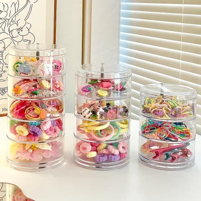Boîte de rangement en acrylique pour cheveux – image 2