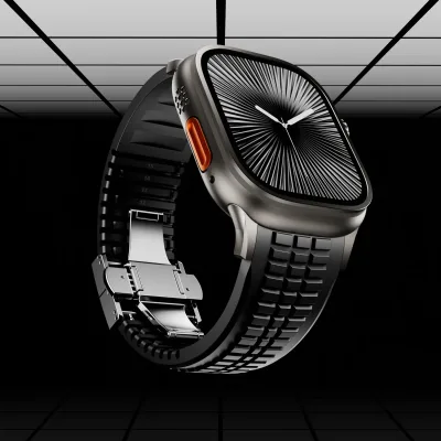Bracelet de montre en caoutchouc unisexe – image 2