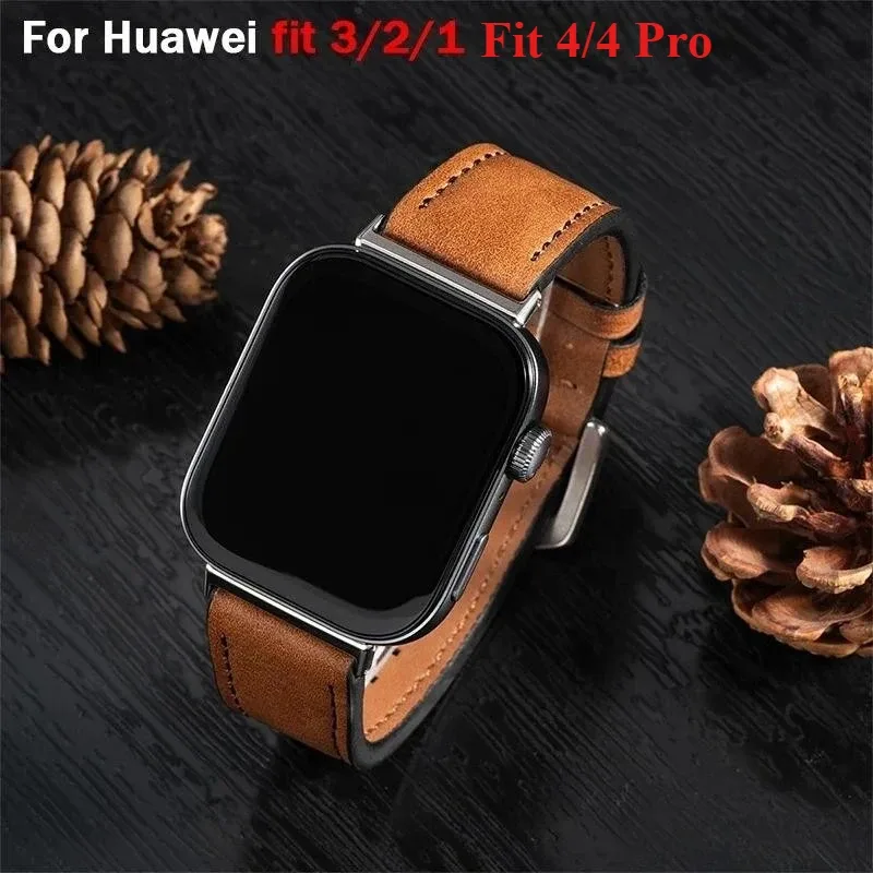 Bracelet de montre en cuir, modèle unisexe