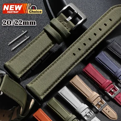 Bracelet de montre en nylon 20 mm ou 22 mm