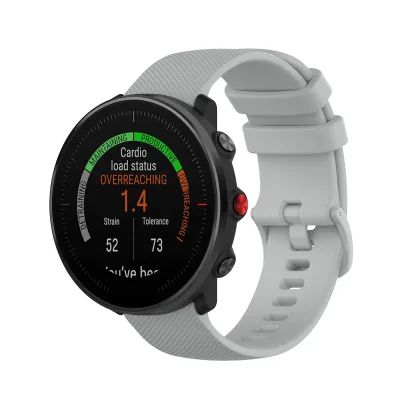Bracelet de montre en silicone noir – image 3