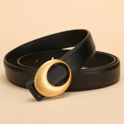 Ceinture en cuir fendu pour femme – image 3