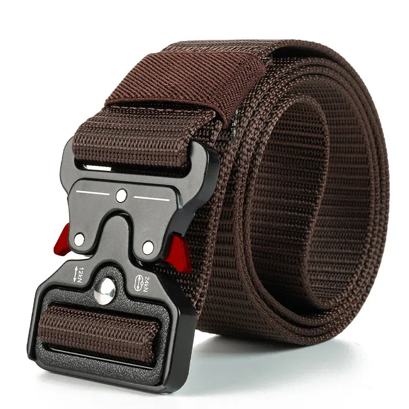 Ceinture tactique noire à dégagement rapide