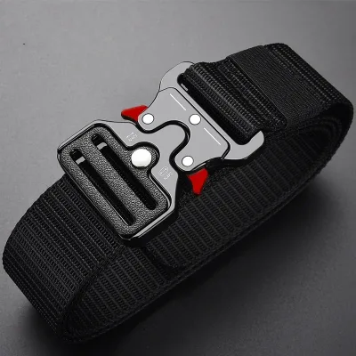 Ceinture tactique noire à dégagement rapide – image 3