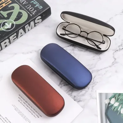 Étui à lunettes rigide en PU nacré, uni – image 2