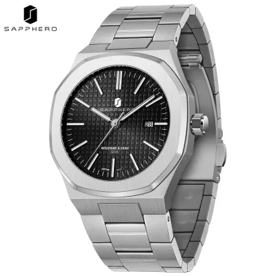 Montre à quartz homme en acier inoxydable