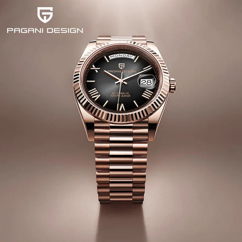 Montre automatique homme acier inoxydable