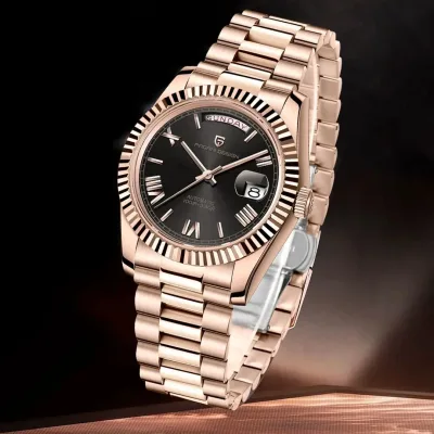 Montre automatique homme acier inoxydable – image 2