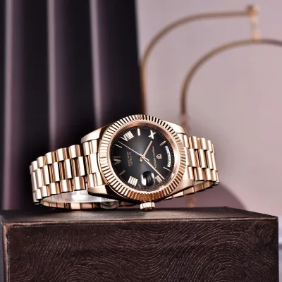 Montre automatique homme acier inoxydable – image 3