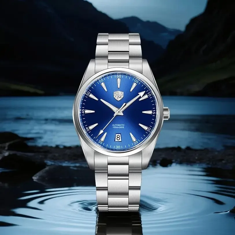 Montre automatique homme en acier inoxydable