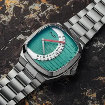 Montre carrée homme en acier inoxydable – image 2