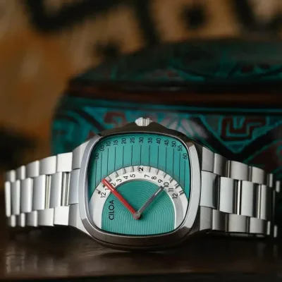 Montre carrée homme en acier inoxydable – image 3
