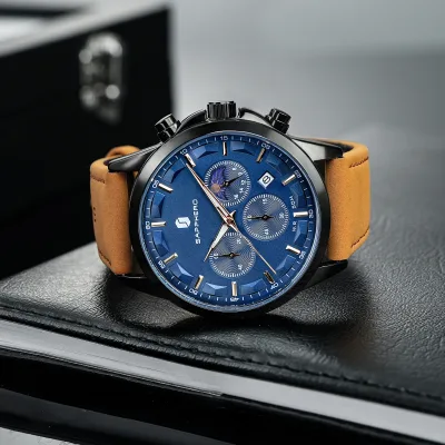 Montre chronographe homme à quartz – image 3